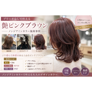CB6で赤味を抑えたノンジアミンの白髪染め | ヘアカラー | トレンドの